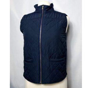 Boy's Excursion Quilted Navy Vest Sz 12